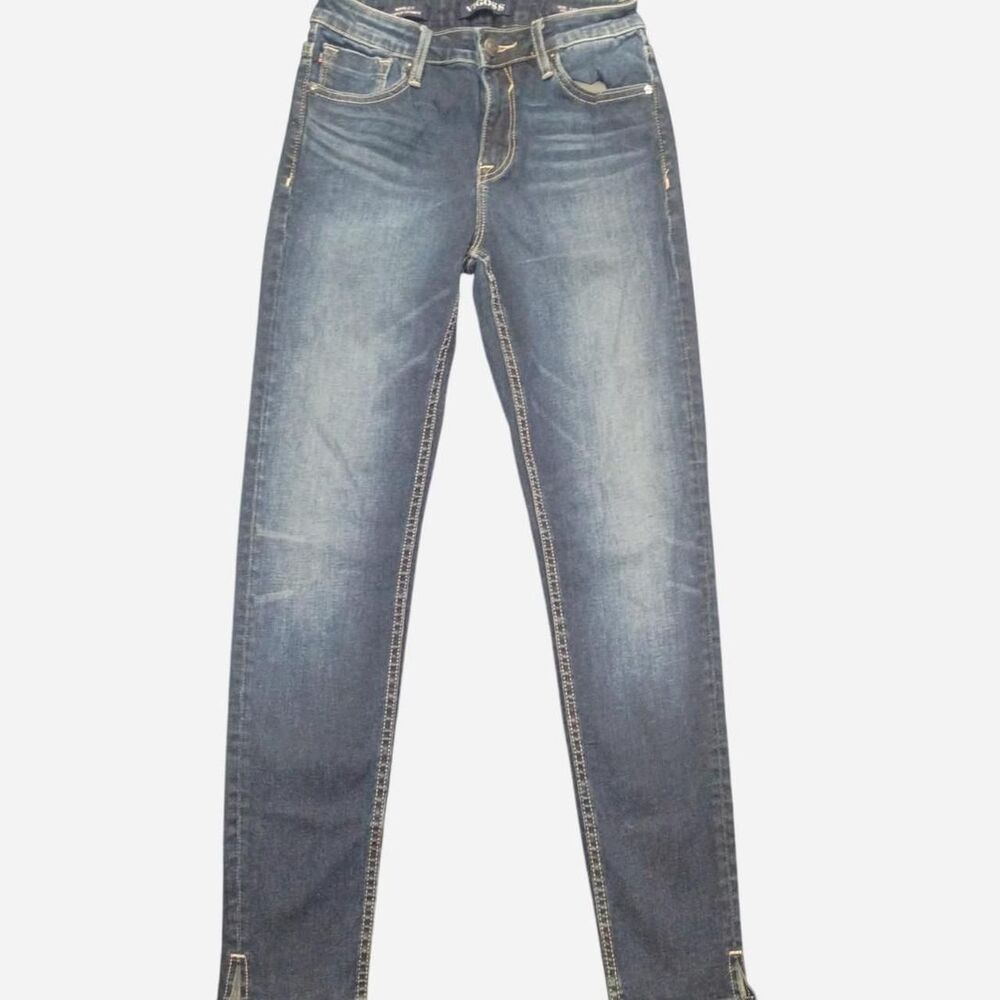 Vigoss Women's Blue and Navy Jeans